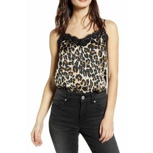 BP Leopard Print Sleeveless Blouse Size XXS